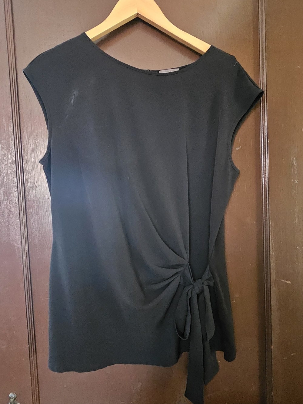 Vince Camuto Sleeveless Black Top, Size Small